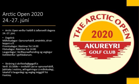 Arctic Open 2020 24-27 júní