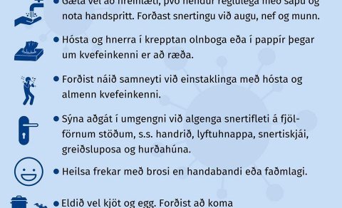 Tilkynning frá GA vegna Covid-19