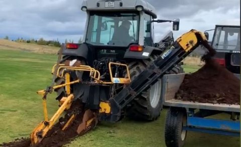 Drenvinna á 16. braut