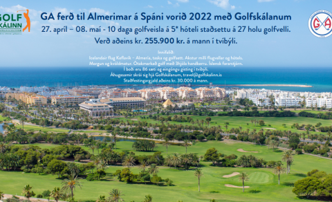 GA ferð til Almerimar á Spáni vorið 2022 með Golfskálanum