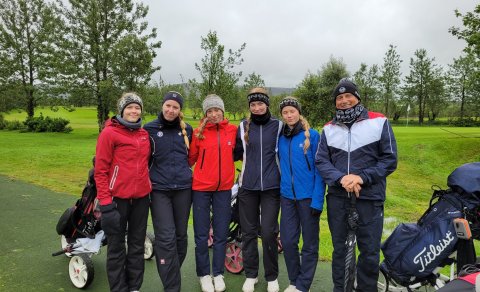 GA sveit kvenna í 2. deild á Flúðum