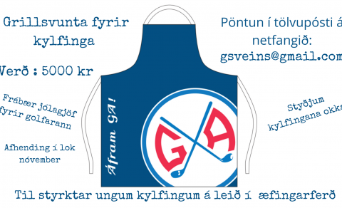 GA svuntur til sölu til styrktar ungum GA kylfingum