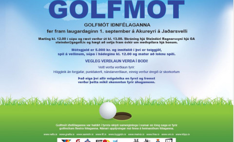 Golfmót iðnaðarmanna á Jaðri í september