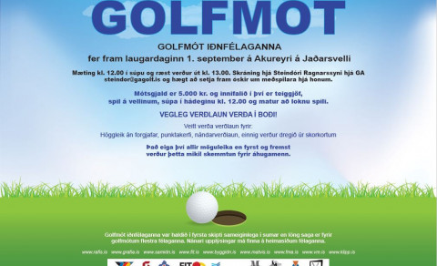 Golfmót iðnaðarmanna á Jaðri í september