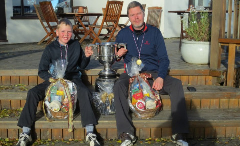 Feðgarnir sigursælu Lárus Ingi og Anton Ingi