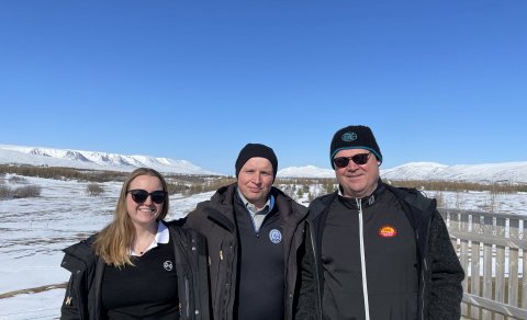 Stefanía Kristín, Heiðar Davíð og Magnús Birgisson