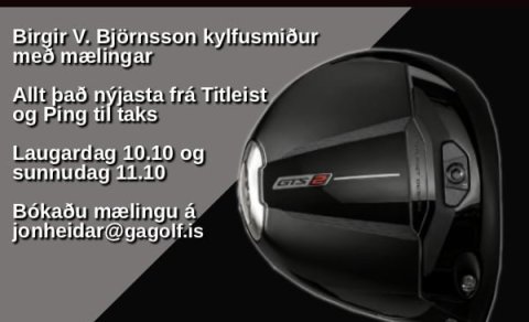 Biggi kylfusmiður á leið norður
