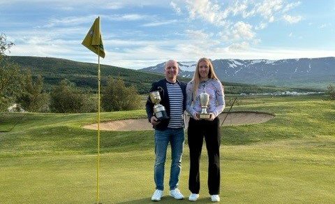 Andrea Ýr og Heiðar Davíð klúbbmeistarar í golfi