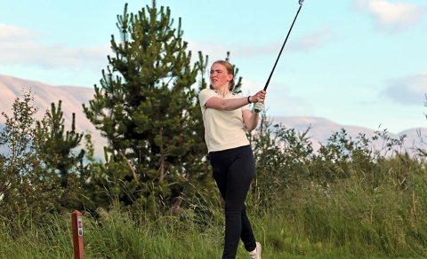 Lilja Maren er efst í meistaraflokki kvenna eftir fyrsta kepppnisdag
Mynd: Skapti Hallgrímsson
