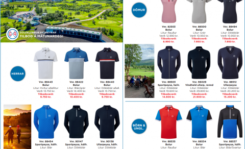 Mátunardagar á GA merktum fötum