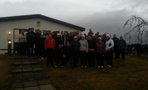 Úrslit úr golfmóti dagsins