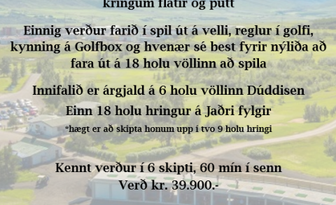 Nýliða- og byrjendanámskeið GA