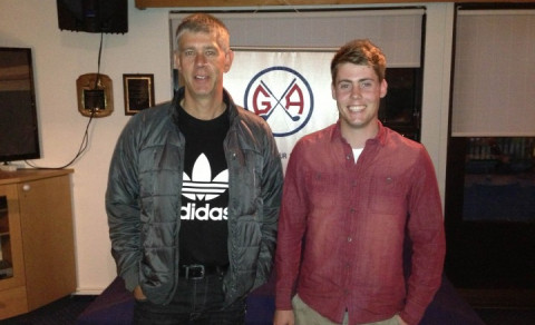 Örn Viðar og Samúel í sigurvímu