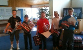 Aðalsteinn, Fannar Már, Stefán Einar, Víðir og Kjartan á myndina vantar Tuma