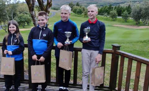 Sunnudagsmótaröð GA krakka lauk í gær