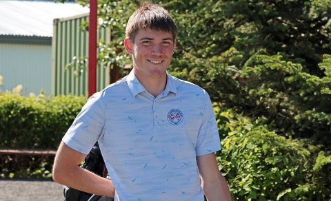 Valur Snær Guðmundsson leiðir meistaraflokk karla eftir tvo keppnisdaga.
Mynd: Skapti Hallgrímsson