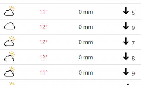 Fín veðurspá fyrir mótið