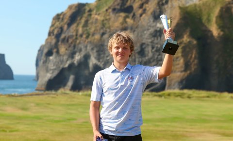 Veigar Heiðarsson stigameistara 17-21 árs pilta