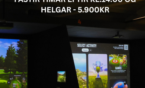 Fastir tímar í golfhermum GA